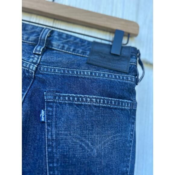 Levi’s Made & Crafted Slim Crop Jeans Cotton Blue Two Tone Denim Size 25 - Picture 7 of 10